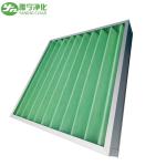 Synthetic Fiber Material G4 Pleated Panel Filter 595x595x46mm Aluminum Frame