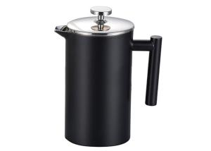 Quality Double Walled Cafetiere 8 Cup Metal French Press Stainless Steel Coffee Maker wholesale