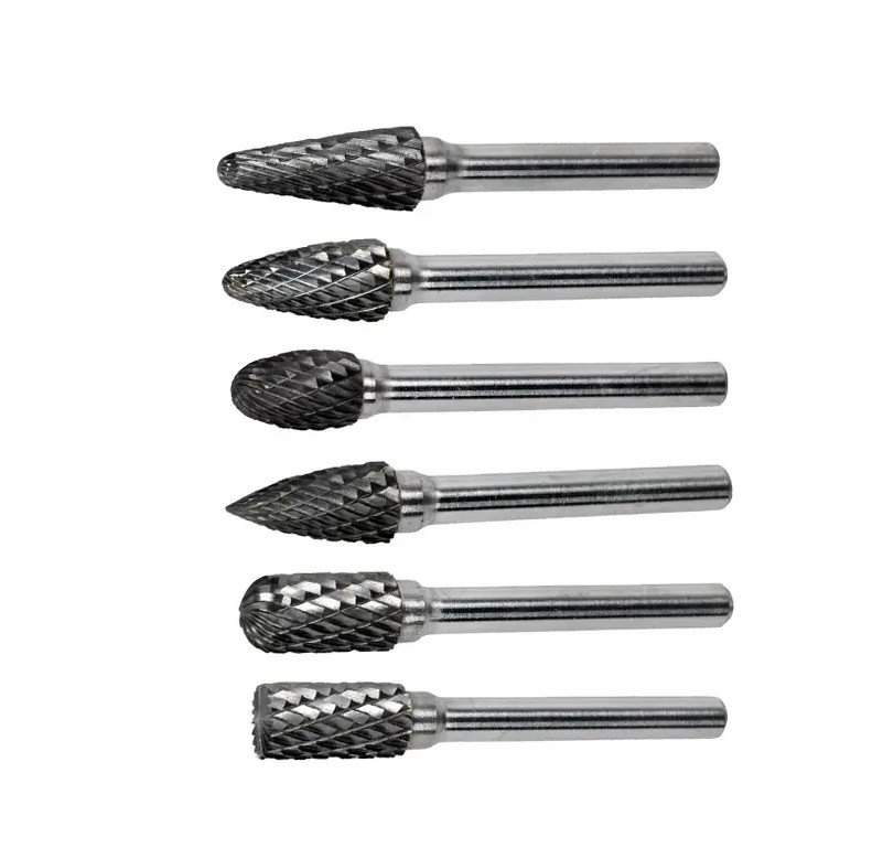 Cutting Tungsten Carbide Rotary File Solid Carbide Burr Set Grinding Metal Cutters