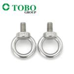 SS304 316 Fastener Eye Bolt Screw M3 Stainless Steel Eye Bolt M4 For Factory