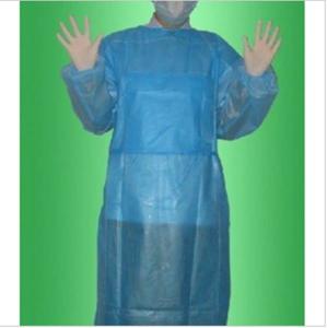 Quality Disposable Blue SMS 50g/M2 Cloth Hospital Gowns wholesale