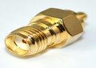 Quality Brass MMCX RF Coaxial Connectors SMA Female To MMCX Male Adapter wholesale