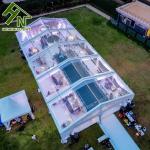 Transparent Roof Wedding Marquee Tent 10x25m 150 Seaters Capacity