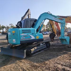 Quality 7 Ton Small Used Kobelco Excavators 7000kg Sk75 Kobelco Digger wholesale