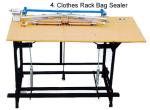 Manual Clothes Bag Sealing Machine Peripheral Machine Industrial Solid Material