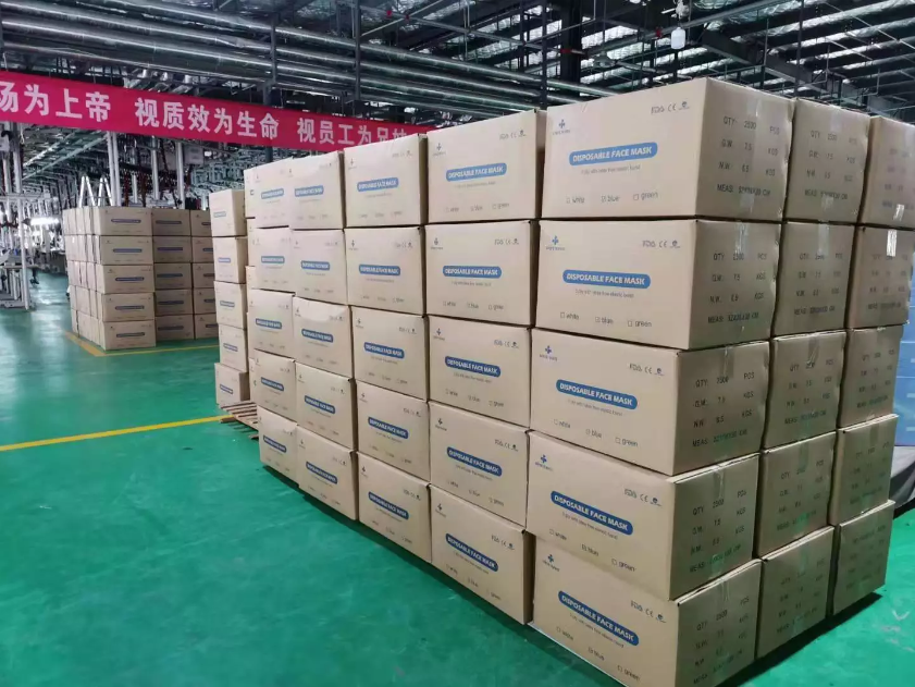 Earloop Disposable Non Woven Face Mask Non Toxic High Bacteria Filtration