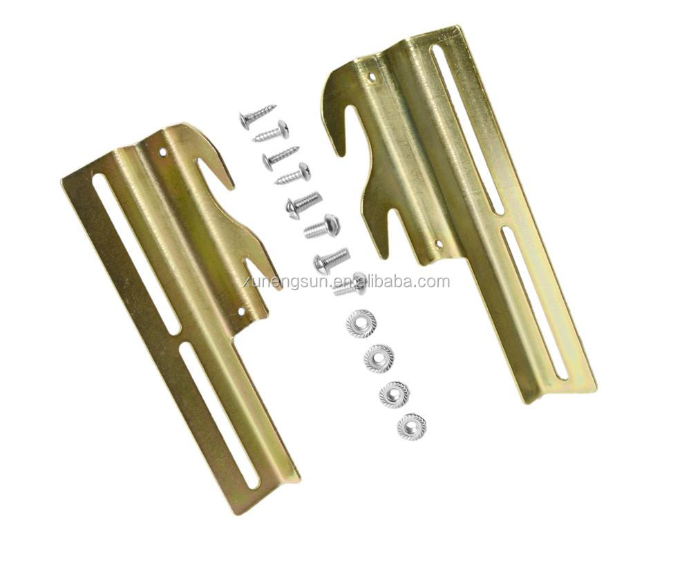 Silver Furniture Hardware Fittings Bed Sofa Couch Brackets Rail Hooks Bed Bracket Hinges