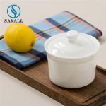 Restaurant Lead Free Waterproof Ceramic Bowl With Lid