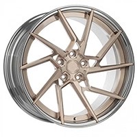 A356.2 Matte Black Polished 17inch Off Road Rims