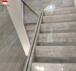ODM OEM Polished Moonlight Gray Marble Stone Flooring Stairs for Hotel within