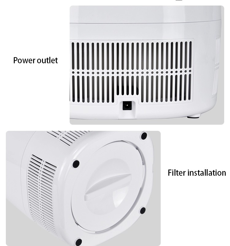 Remote Control Charcoal Central Hepa Air Purifier 110M3/H 15w