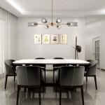 Postmodern Chandelier Nordic Minimalist Living Room Light Dining Light(WH-MI-287