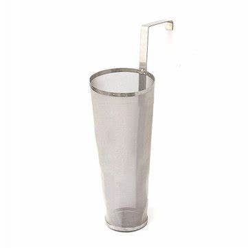 Custom 800 Micron Beer Brewing Basket Stainless Steel 304 With Hook