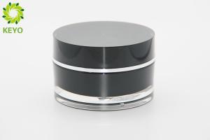 Quality Acrylic Plastic Wide Mouth Empty Cosmetic Containers 100g For Moisturizing Cream wholesale