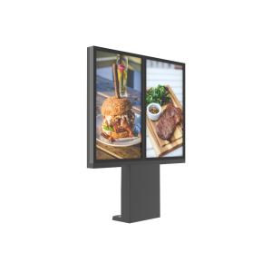 Quality 55 Inch 3000 Nits Restaurants Digital Menu Board Stand High Brightness wholesale