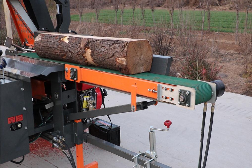 18HP Gasoline Log Splitter And Wood Shredder For Cutting Wood Branch