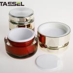 Travel Stackable Makeup Containers Luxurious Small Cosmetic Jars With Lids