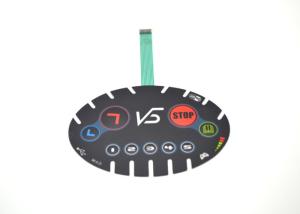 Quality Round Shaped Metal Dome Membrane Switch , Membrane Keypad Switch Waterproof wholesale
