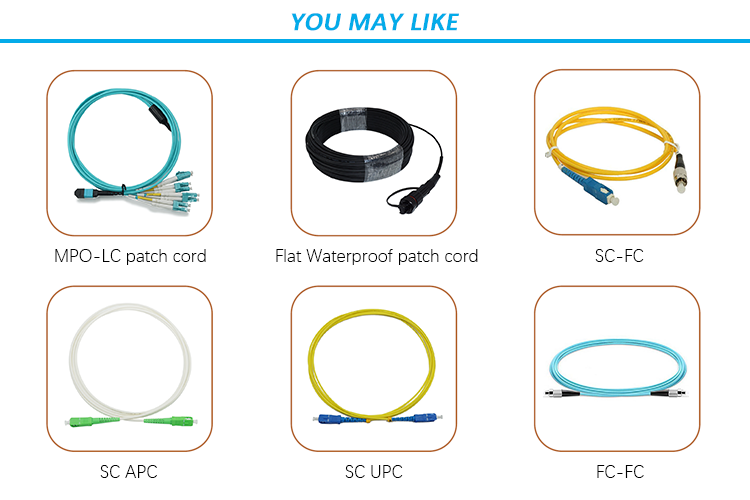 SC UPC Fiber Optic Cable Patch Cord For Media Converter Indoor