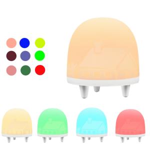 Quality mothermulticolor changing silicone smart touch control baby led night light wholesale