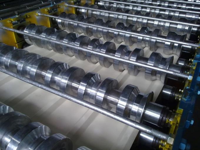 Roof Sheet Forming Machine Automatic Trapezoid Sheet Roll Forming Machine Light Steel Structure