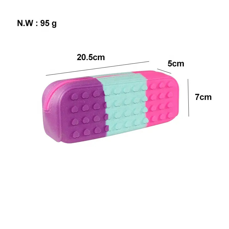 School Pencil Electronics Silicone Case Durable For Kids Students