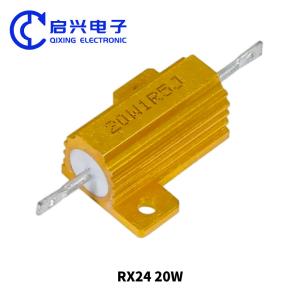 Quality High Power Gold Aluminum Shell Wire Wound Resistor 20W OEM ODM wholesale