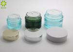 Transparent 15ml 30ml 50ml Glass Cosmetic Cream Jar Custom Painting