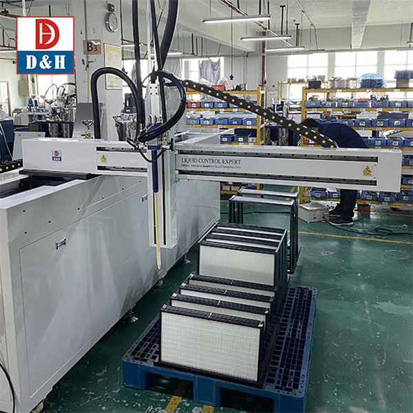 Cabinet Filtration PU Compound Potting Machine HEPA Filter Ab Dosing Applicator EPA Filter 2K Potting Dispensing Machine