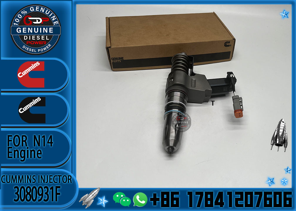 3080931F Diesel Fuel Injector 4307516 6087807 3080931F For CUMMINS N14 diesel engine