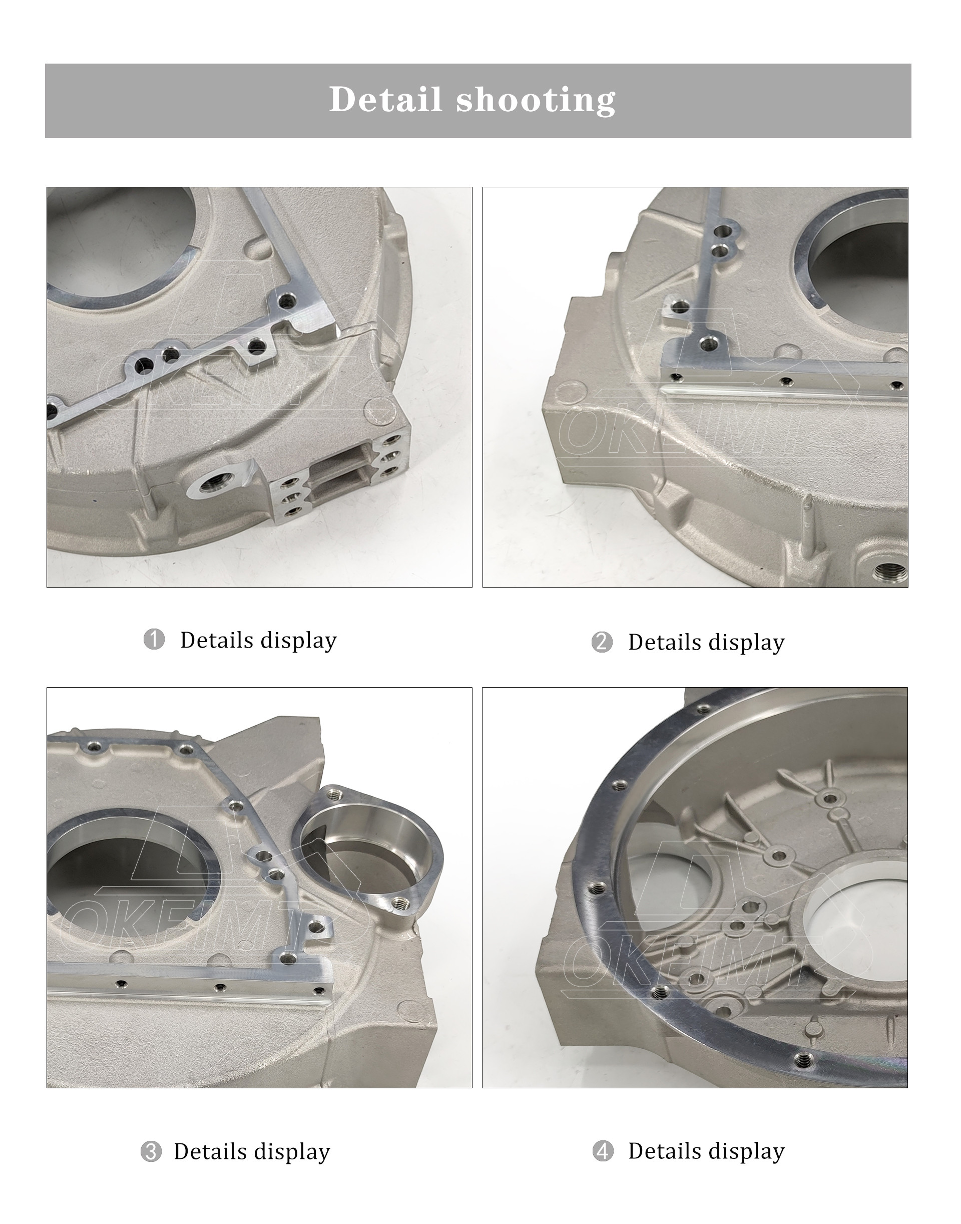 Excavator Engine Parts Brand New Diesel Engine Parts B3.3 Flywheel Housing 6204214230