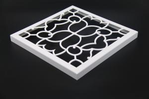 Quality High Strength Sculpted Aluminum Veneer Matte White Perforated Aluminum Panels For Decoration wholesale