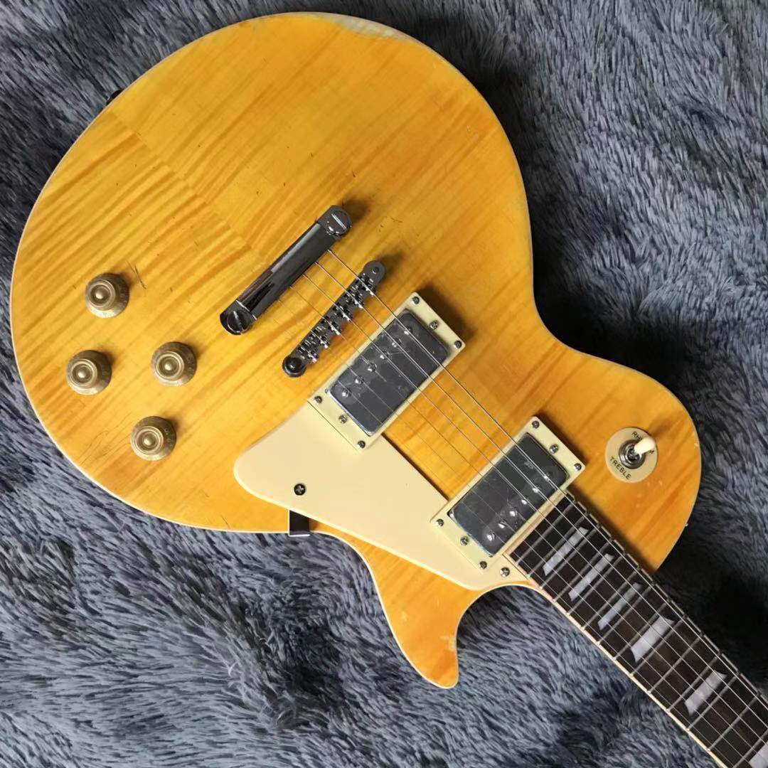 Custom Tom Murphy 1959 Les Paul Standard Electric Guitar Lemon Drop