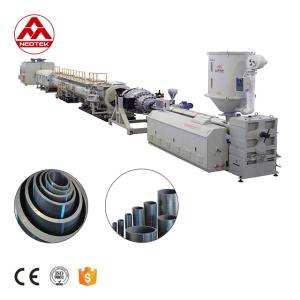 Quality 70kW Power Single-screw Design LG63 Water Supply and Gas Supply PE Pipe Extrusion Line wholesale