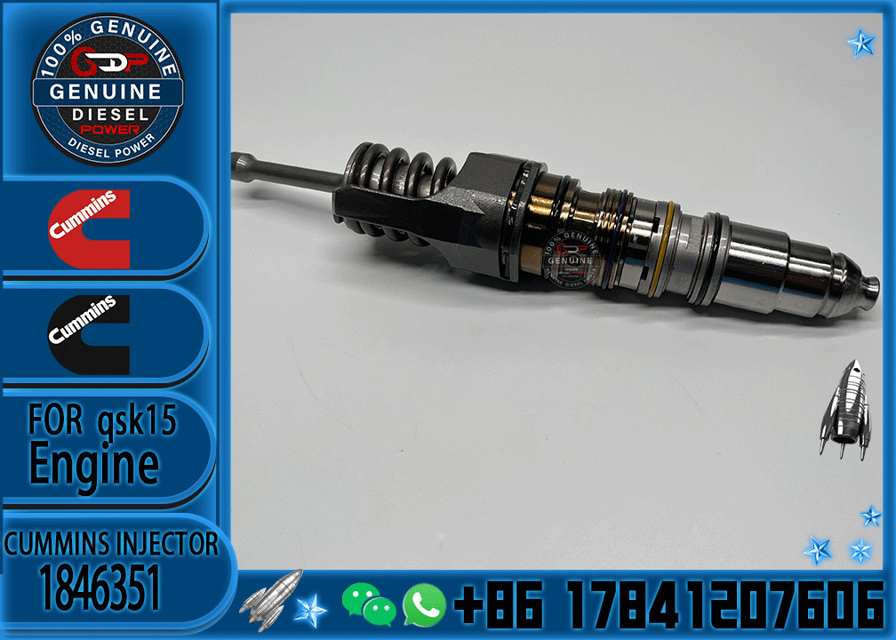 Diesel engine parts injector 1846351 1846350 1846348 for c-cummins Qsx15 engine