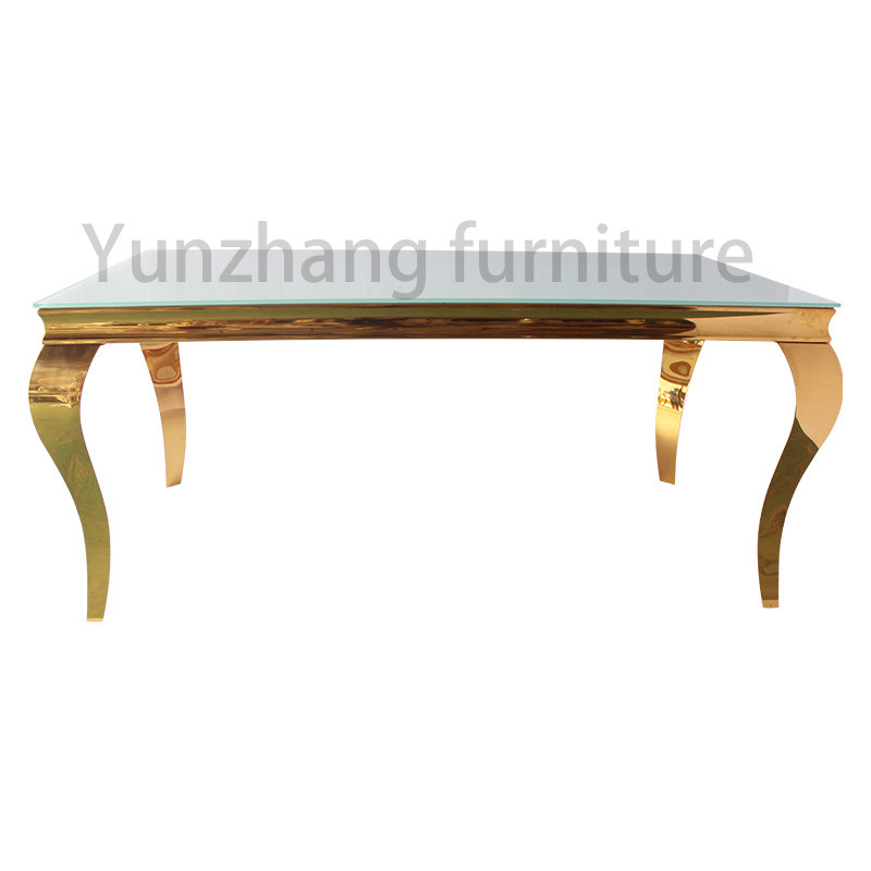 Simple Style SS 201 Marble Stone Dining Table Restaurant Hotel Furniture