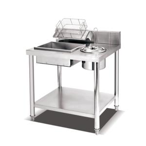 Quality Restaurant Kitchen Equipment Manual Breading Table / KFC Wrapping Powder Table wholesale