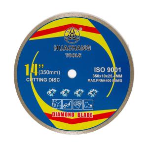 Quality 350mm 14 inch 250mm 10 inch diamond tile saw blade for jigsaws 25.4mm bore wholesale