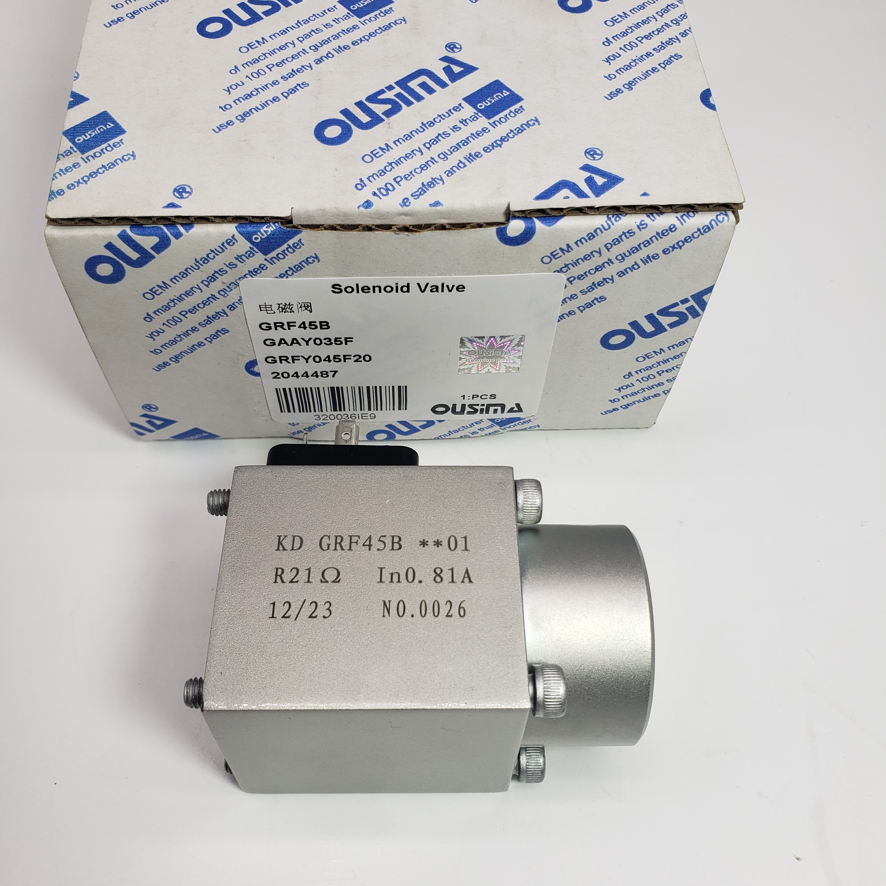 Machinery Part Solenoid Valve Electromagnet GRF45B GAAY065F GRFY045F20 2044487