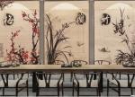 Bamboo Printed 27W 48L Roller Natural Woven Shade