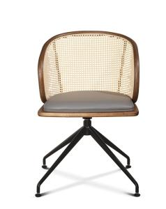 Quality Mid Back PU Rattan Office Chairs wholesale