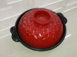 Restaurant Porcelain Dinnerware Sets / Porcelain Pots Iron Plate with Wood Stand