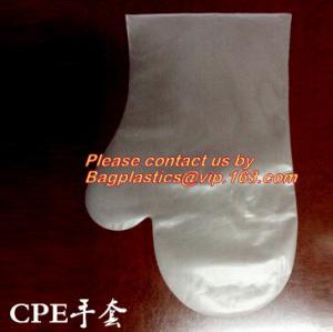 Quality Wholesale gloves transparent plastic glove disposable clear pe medical glove,Food grade Oil resistant Glove PE CPE Dispo wholesale
