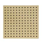 Round Hole Structure Acoustic Perforated Wood Panels 2400mm 0.9NRC CE FSC