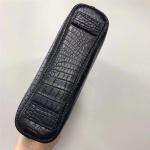 Matt Finish Genuine Alligator Skin Men Small Messenger Bag Authentic Crocodile