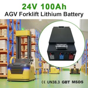 Quality Customizable 24V 48V AGV Rechargeable Traction Forklift Battery Pack for Heavy-Duty Applications wholesale
