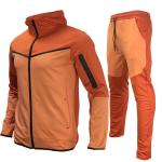 Fitted Printed Men Sportswear Set Gym Training Swimwear Two Pieces Tracksuit
