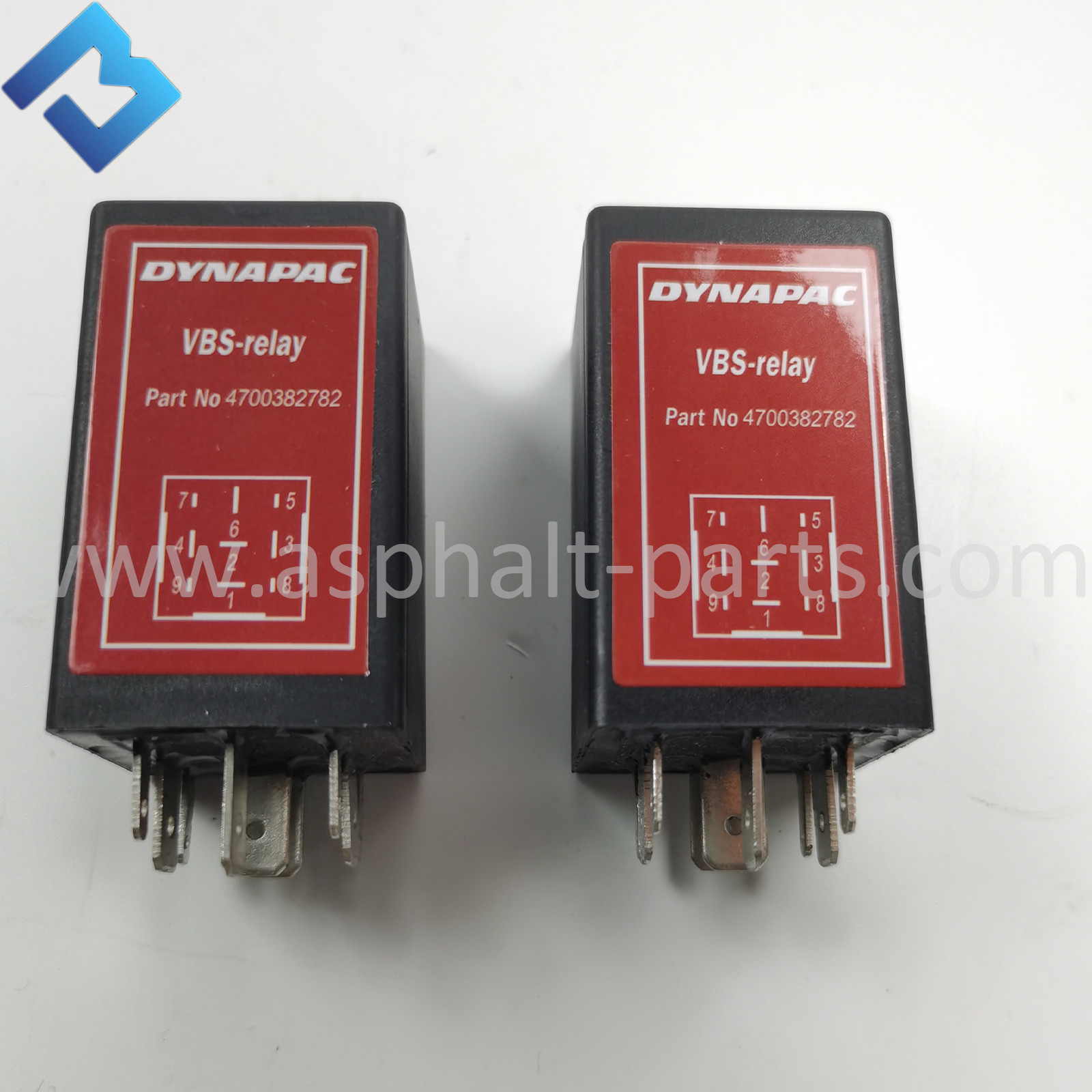 CC522 4700382782 VBS Relay Dynapac Road Roller Electrical Spare Parts