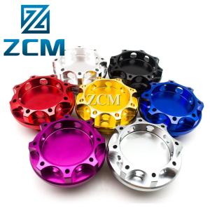 Quality PPAP Tolerance 0.02mm Customized Auto Parts Aluminum Gas Cap wholesale