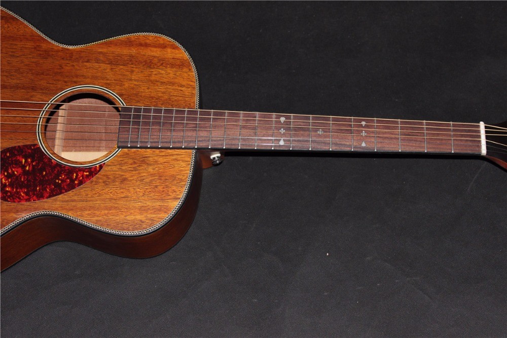 OO-GR Customize your logo New custom solid wood OO style matt finishing acoustic guitar